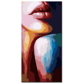 Painting by numbers Woman leaning on her shoulder Shipping from DE